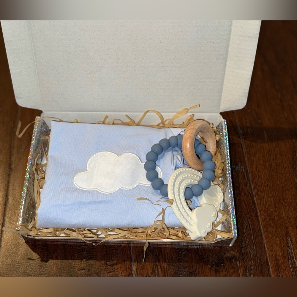 Cloud Themed Baby Boy Gift Set
